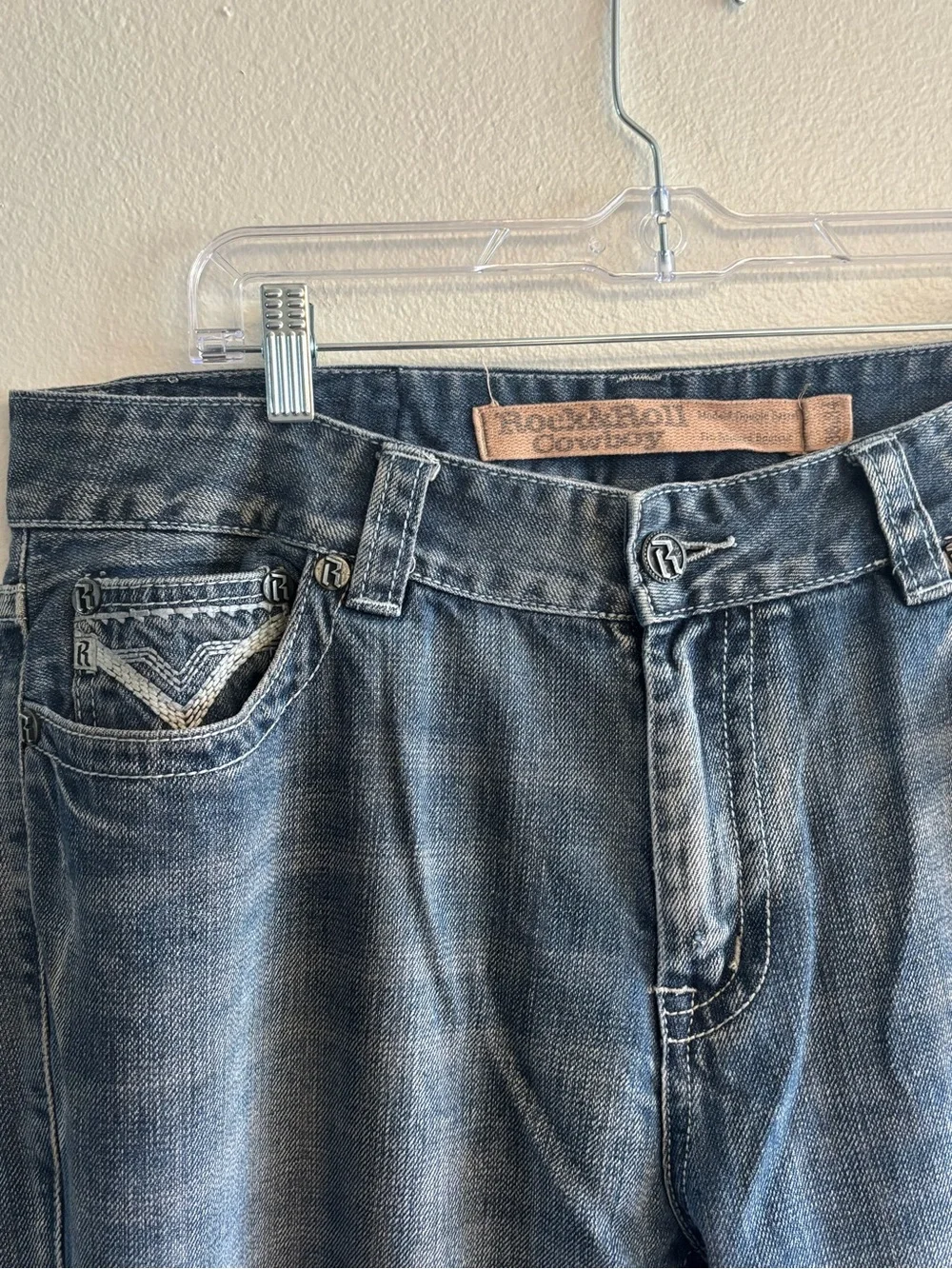 Men's Rock & Roll Denim men's bootcut Double Barrel relaxed fit jeans